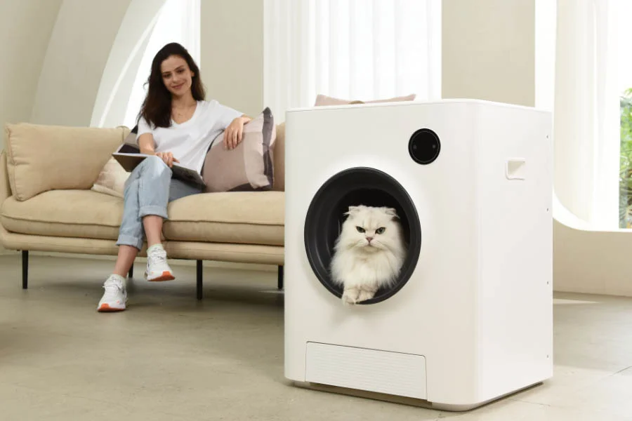 self-cleaning litter boxes