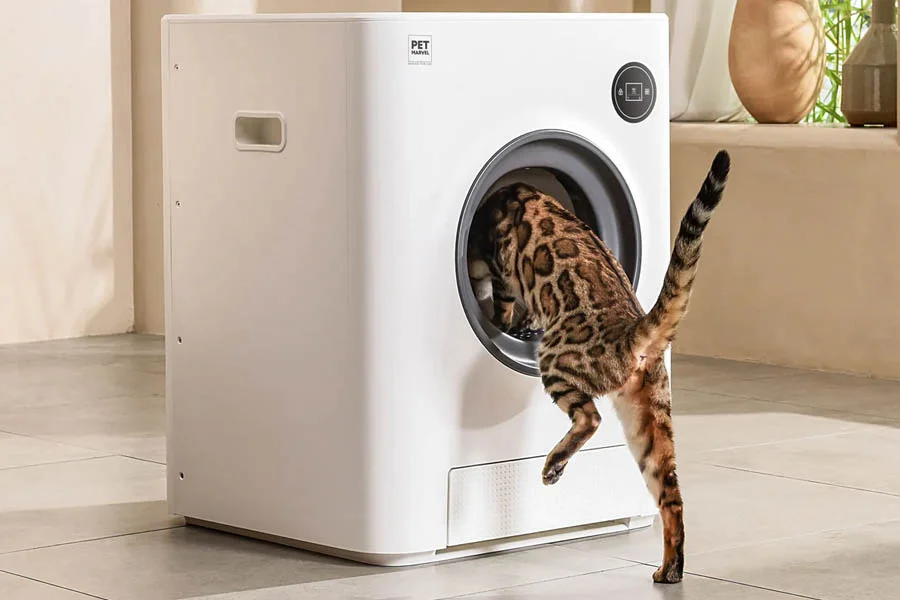 cat litter box that cleans itself