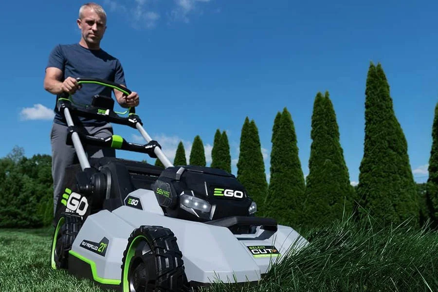 electric push mower