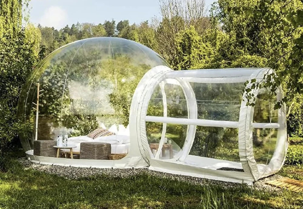 bubble tent stargazing